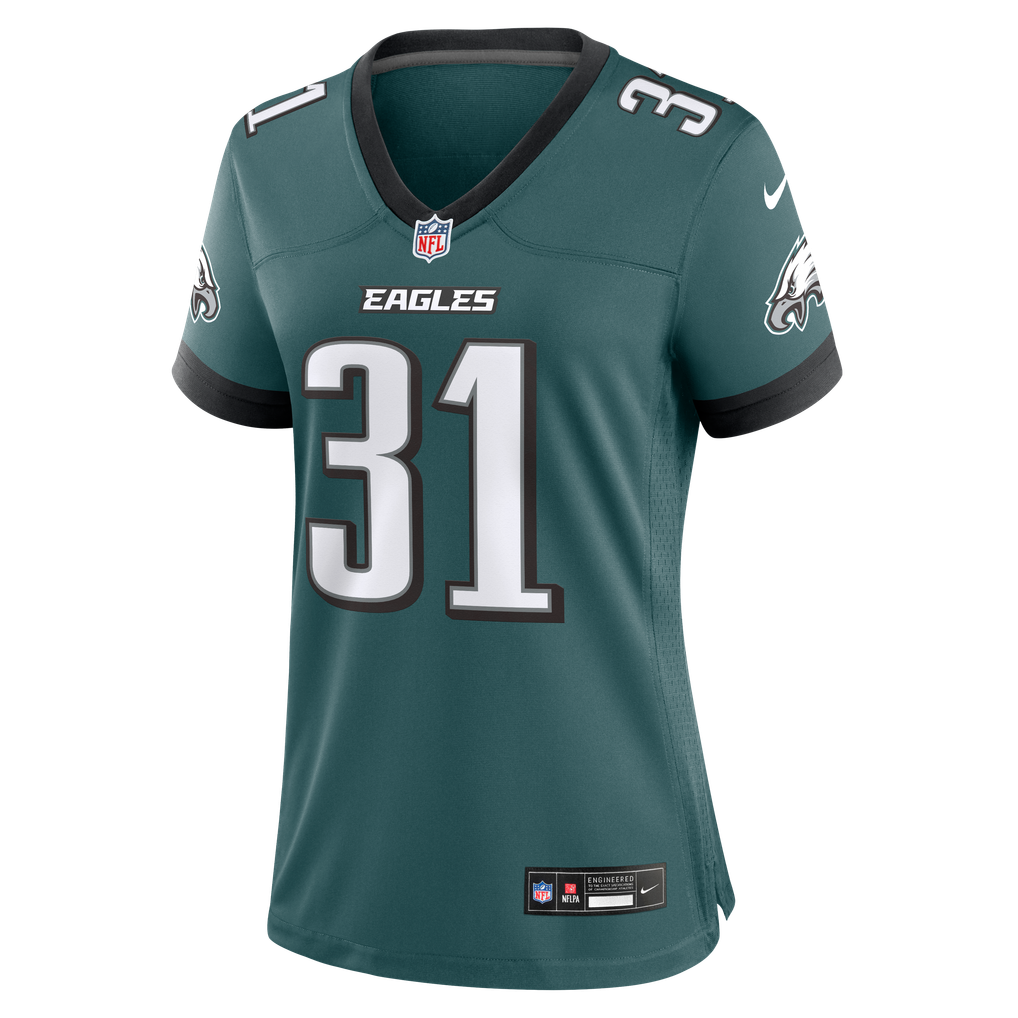 Women's Philadelphia Eagles Jonathan Jones Midnight Green Team Game Jersey