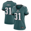 Women's Philadelphia Eagles Jonathan Jones Midnight Green Team Game Jersey