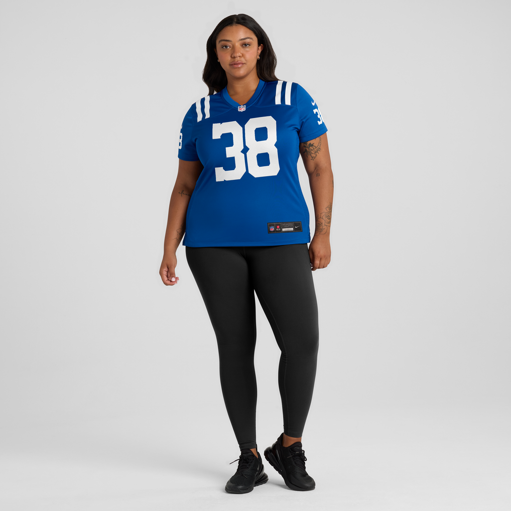 Women's Indianapolis Colts Jonathan Owens Royal Team Game Jersey