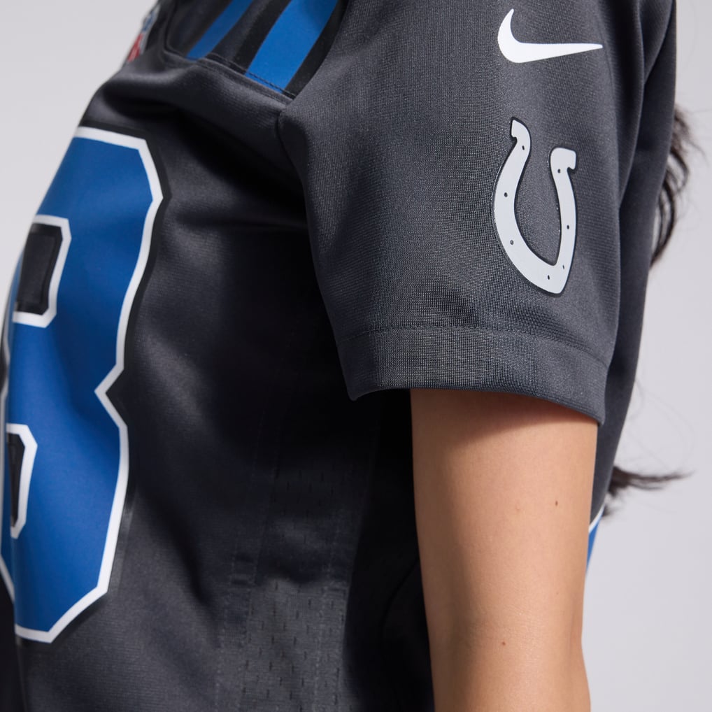 Women's Indianapolis Colts Jonathan Taylor Anthracite 2026 Rivalries Collection Game Jersey