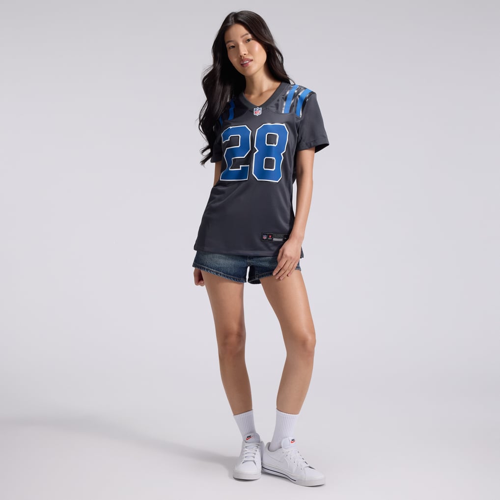 Women's Indianapolis Colts Jonathan Taylor Anthracite 2026 Rivalries Collection Game Jersey
