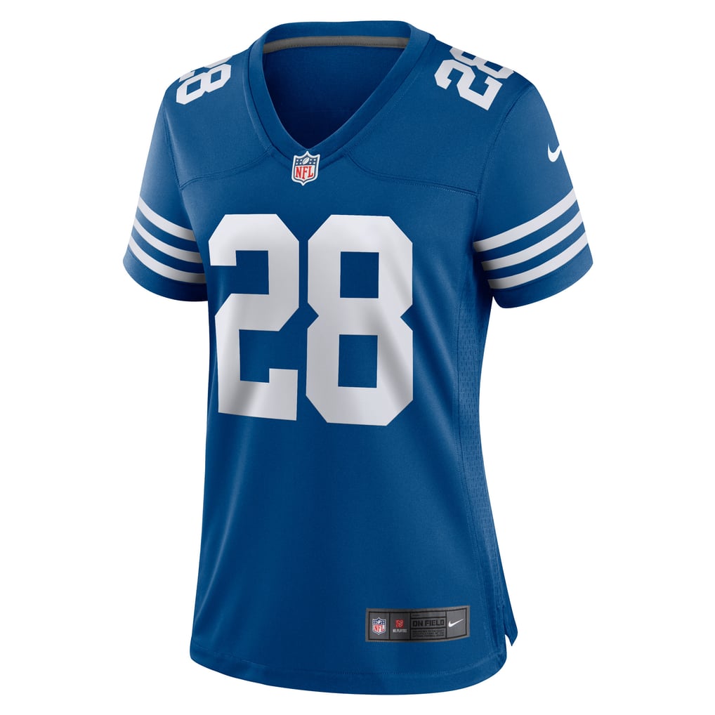 Women's Indianapolis Colts Jonathan Taylor Royal Game Player Jersey