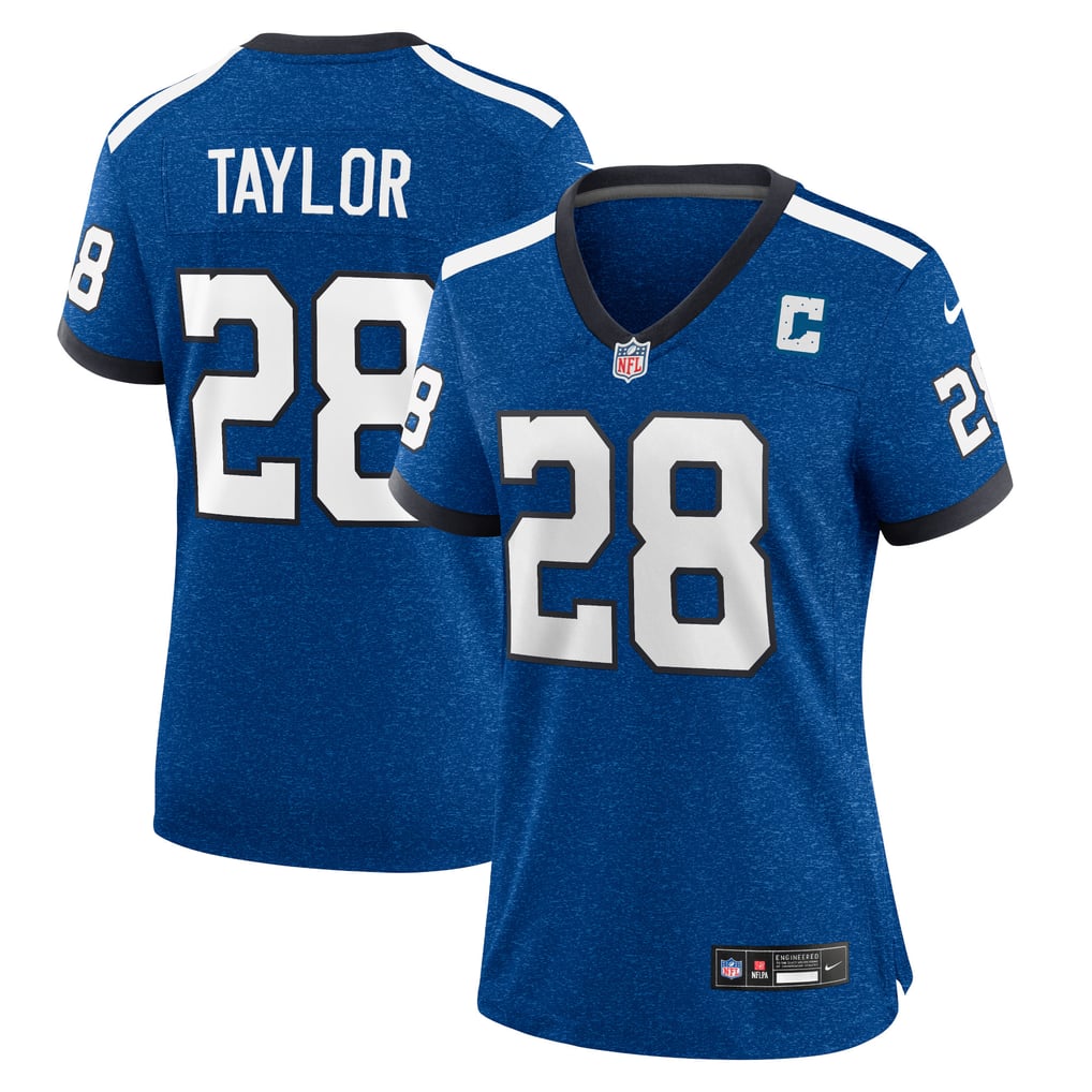 Women's Indianapolis Colts Jonathan Taylor Royal Indiana Nights Alternate Game Jersey
