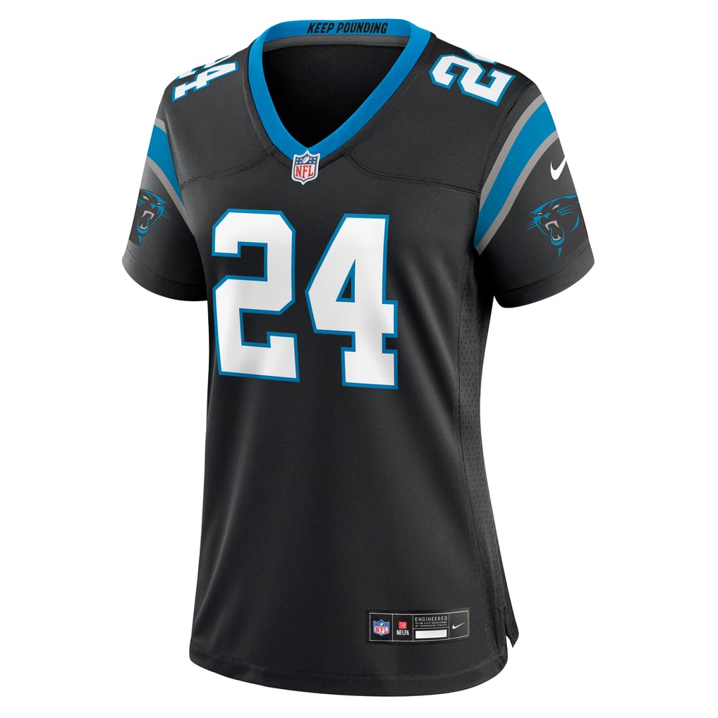 Women's Carolina Panthers Jonathon Brooks Black Game Jersey