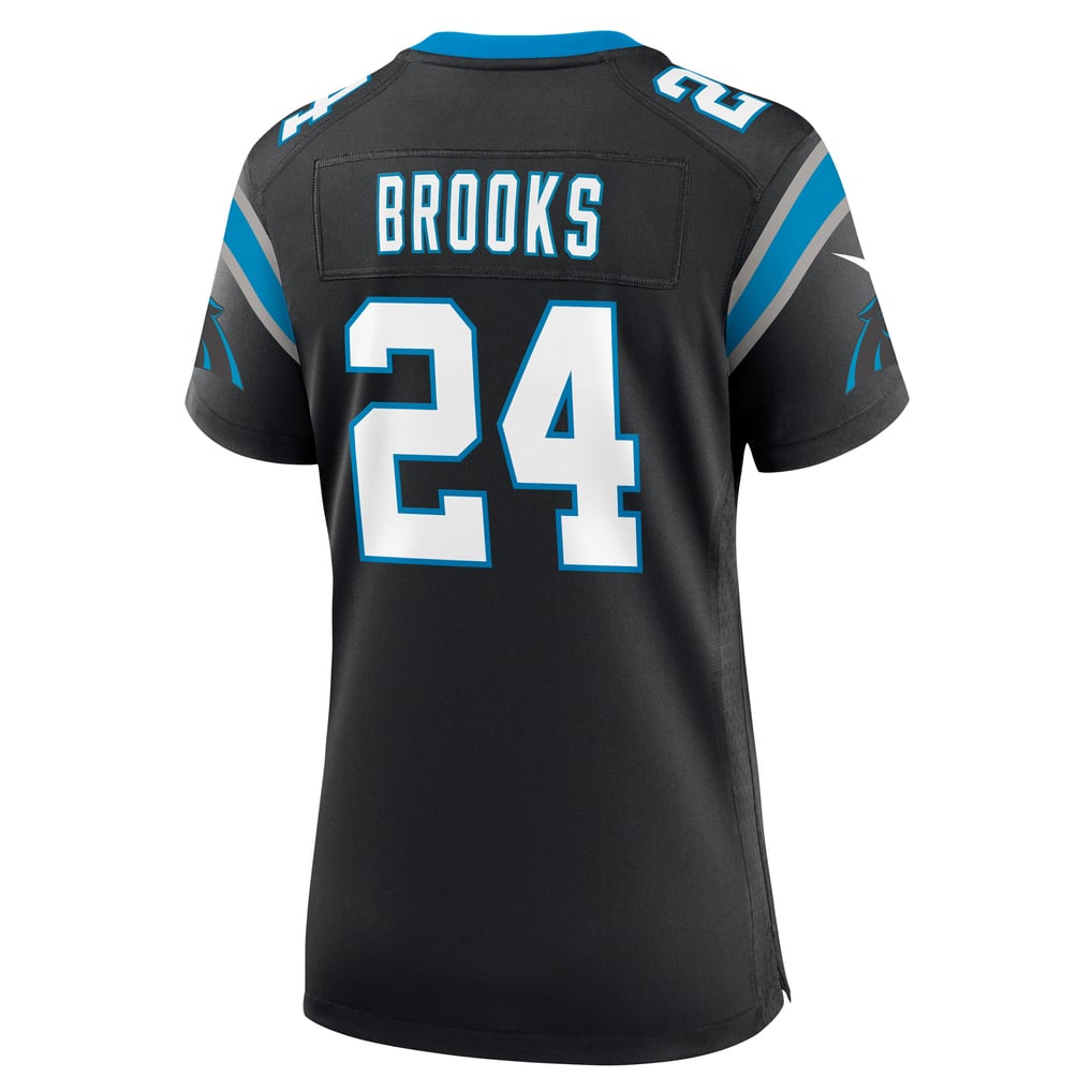 Women's Carolina Panthers Jonathon Brooks Black Game Jersey