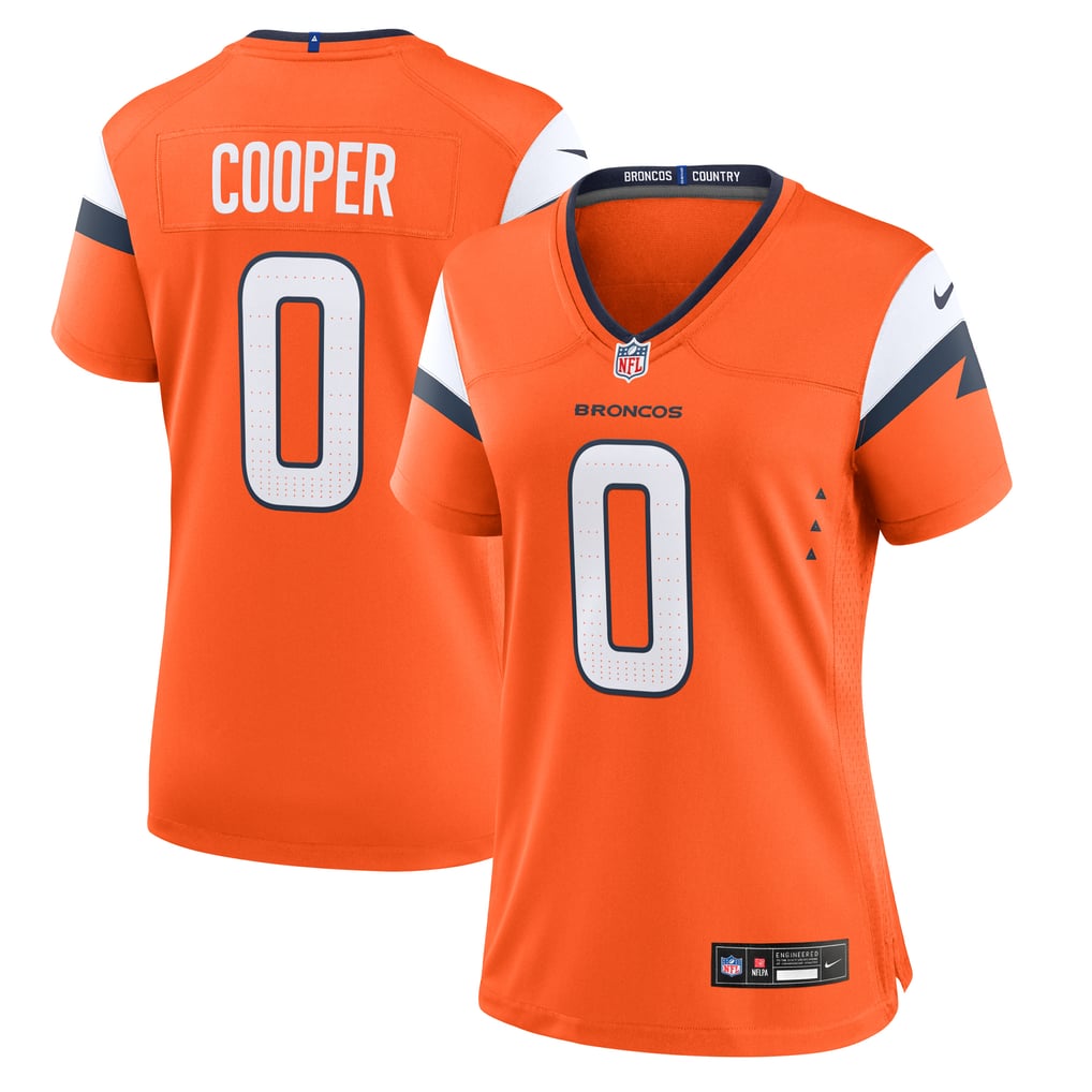 Women's Denver Broncos Jonathon Cooper Orange Team Game Jersey