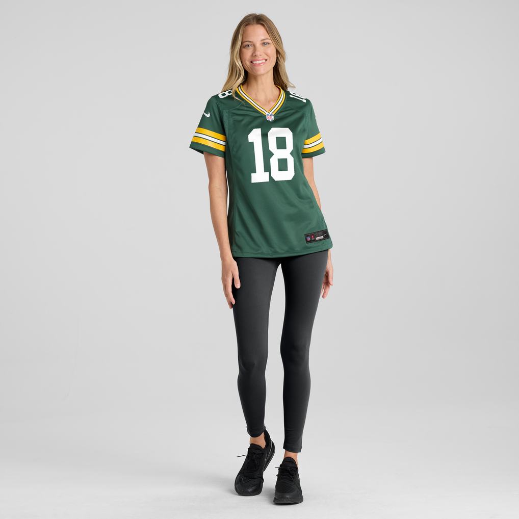 Women's Green Bay Packers Jonnu Smith Green Team Game Jersey