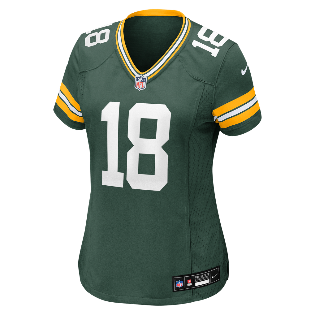 Women's Green Bay Packers Jonnu Smith Green Team Game Jersey