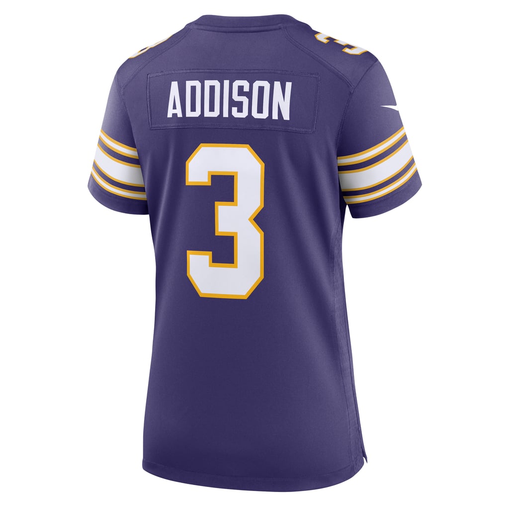 Women's Minnesota Vikings Jordan Addison Purple Alternate Game Jersey