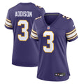 Women's Minnesota Vikings Jordan Addison Purple Alternate Game Jersey