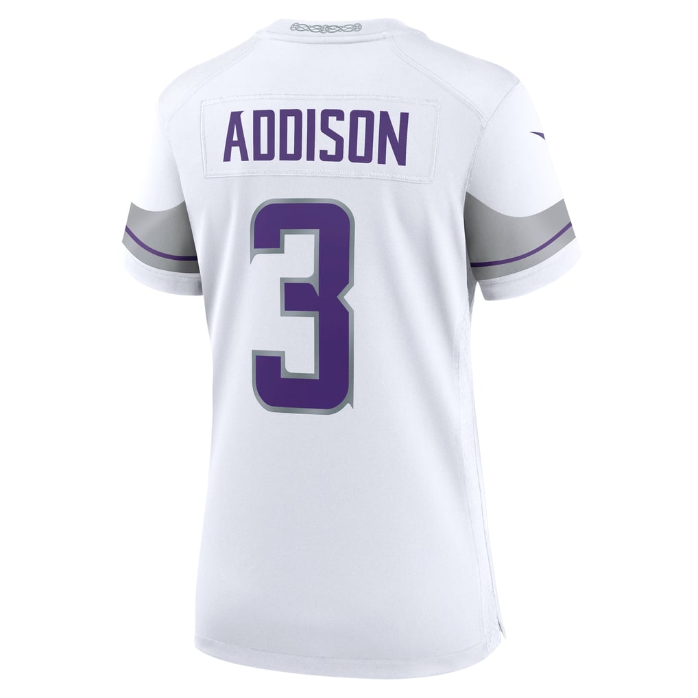 Women's Minnesota Vikings Jordan Addison White Alternate Game Player Jersey