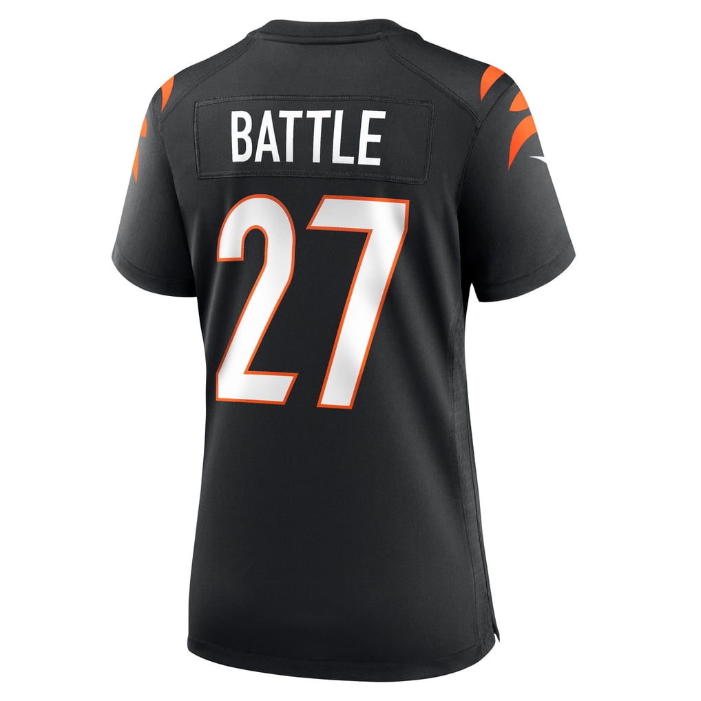 Women's Cincinnati Bengals Jordan Battle Black Team Game Jersey
