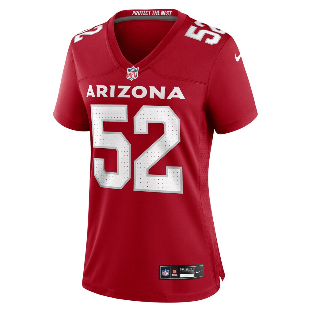 Women's Arizona Cardinals Jordan Burch Cardinal Team Game Jersey