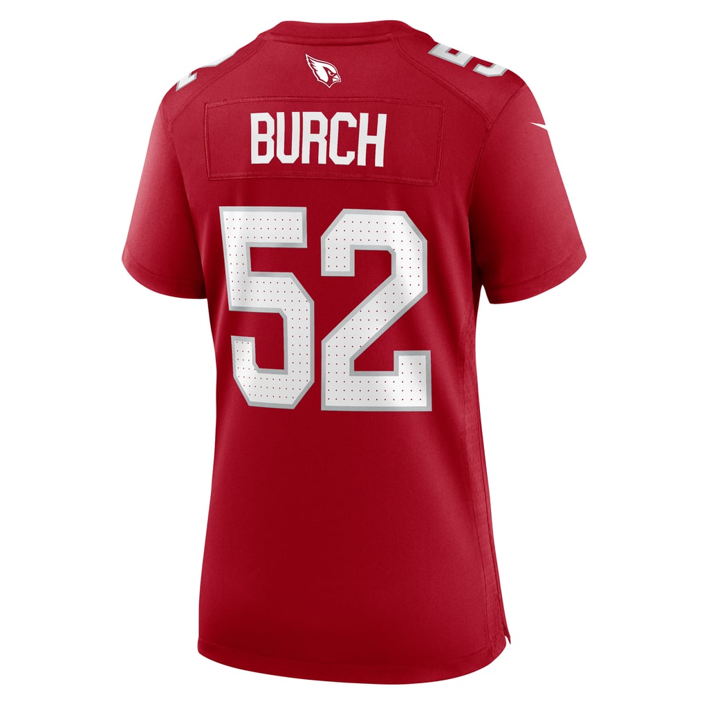 Women's Arizona Cardinals Jordan Burch Cardinal Team Game Jersey