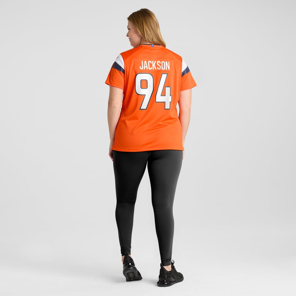 Women's Denver Broncos Jordan Jackson Orange Team Game Jersey