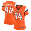 Women's Denver Broncos Jordan Jackson Orange Team Game Jersey