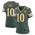 Women's Green Bay Packers Jordan Love Green 2026 Rivalries Collection Game Jersey