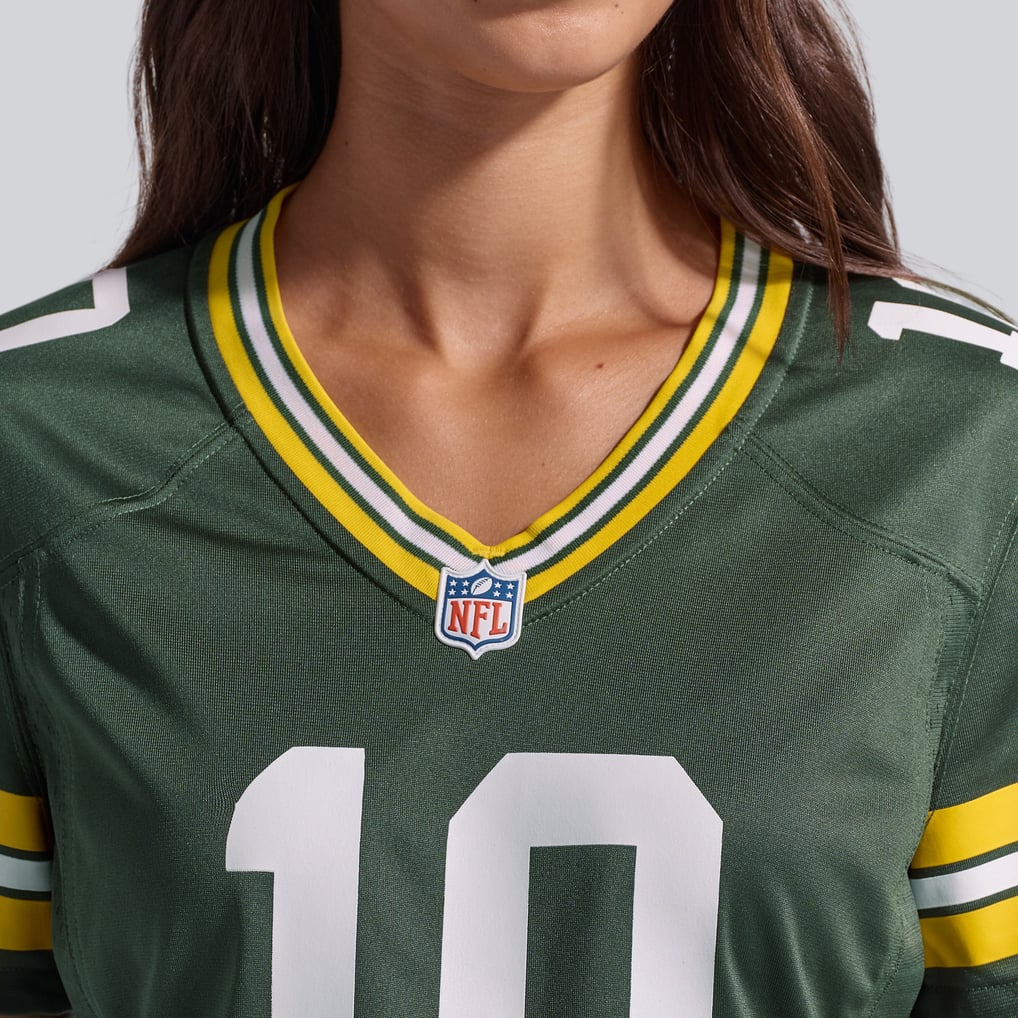 Women's Green Bay Packers Jordan Love Green Game Jersey