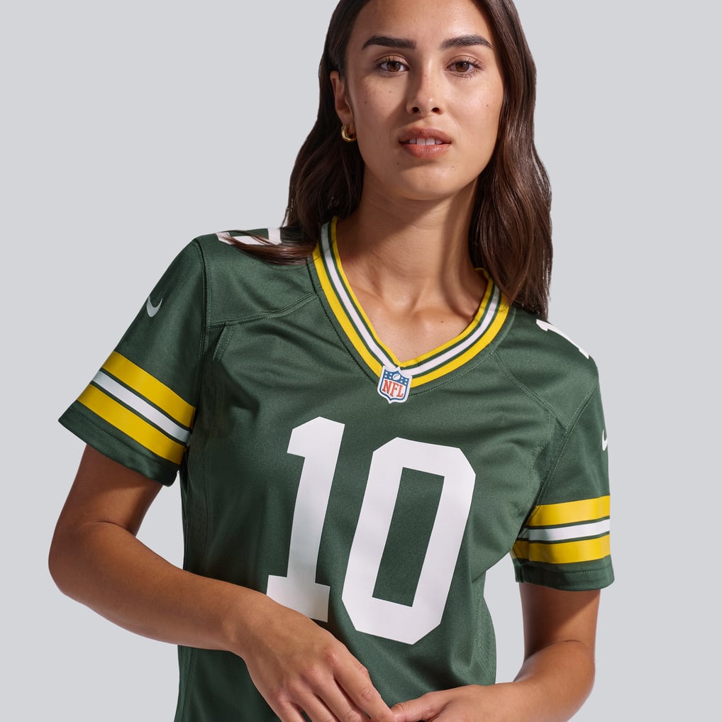 Women's Green Bay Packers Jordan Love Green Game Jersey