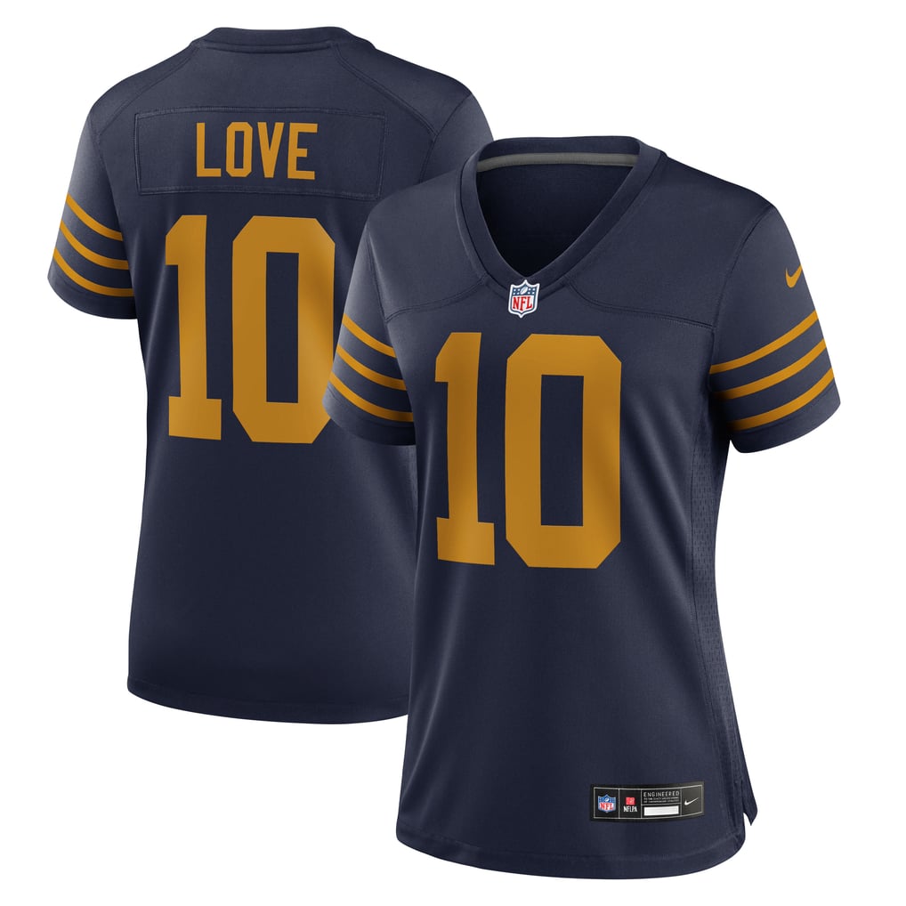 Women's Green Bay Packers Jordan Love Navy The 1923 Classic Game Jersey