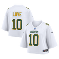 Women's Green Bay Packers Jordan Love White Cropped Fashion Game Jersey