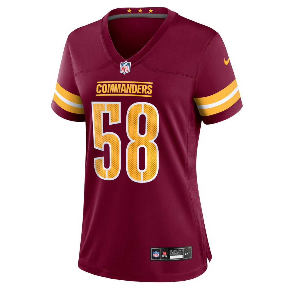 Women's Washington Commanders Jordan Magee Burgundy Team Game Jersey