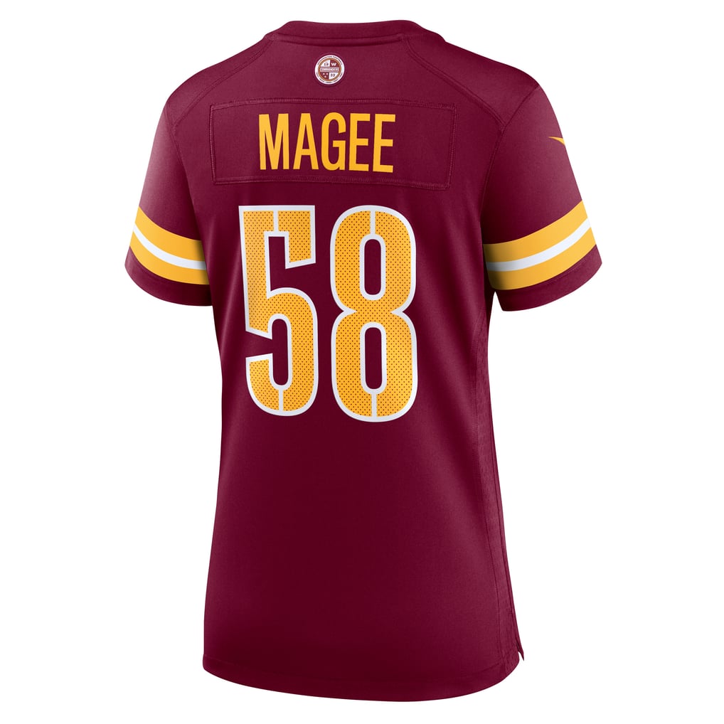 Women's Washington Commanders Jordan Magee Burgundy Team Game Jersey