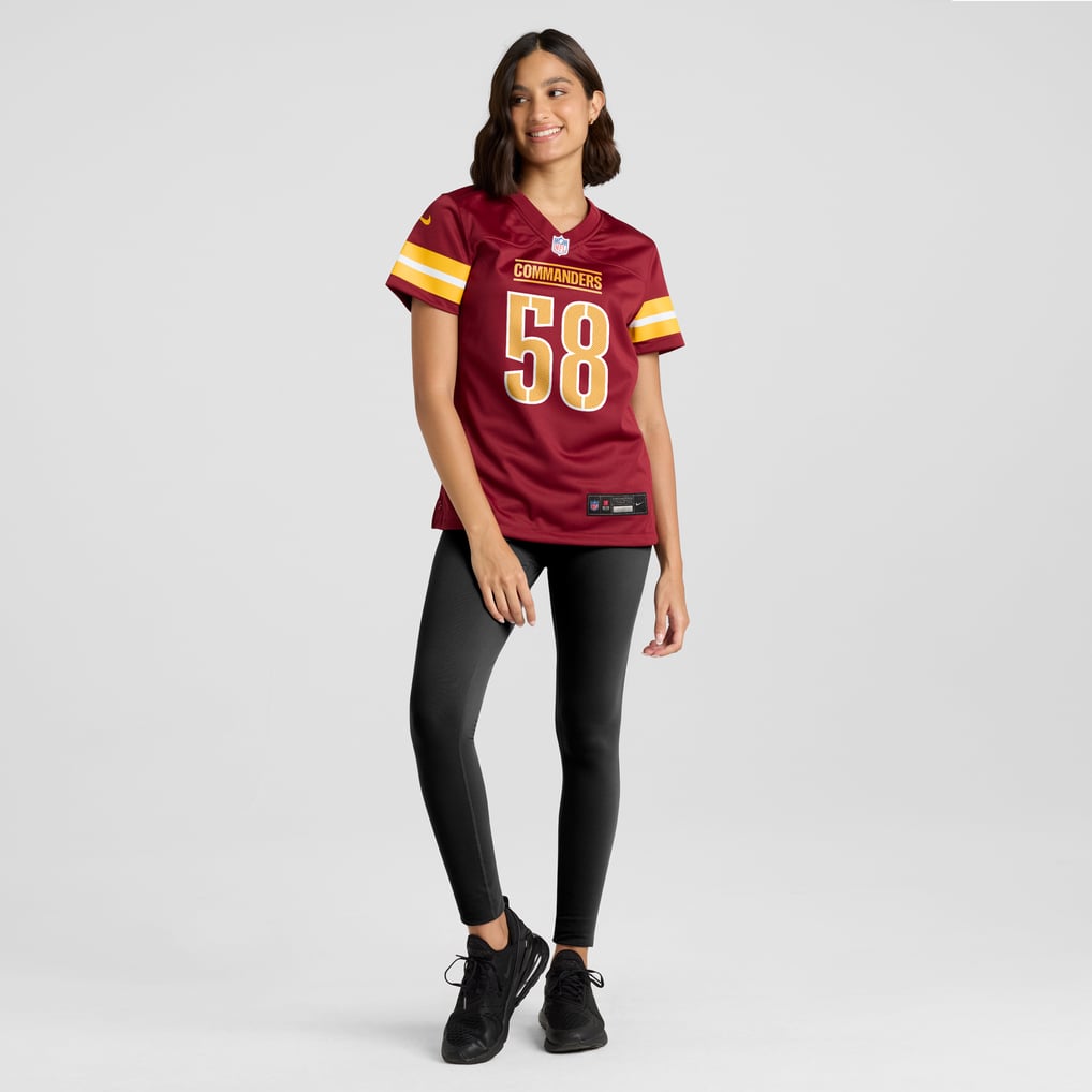 Women's Washington Commanders Jordan Magee Burgundy Team Game Jersey