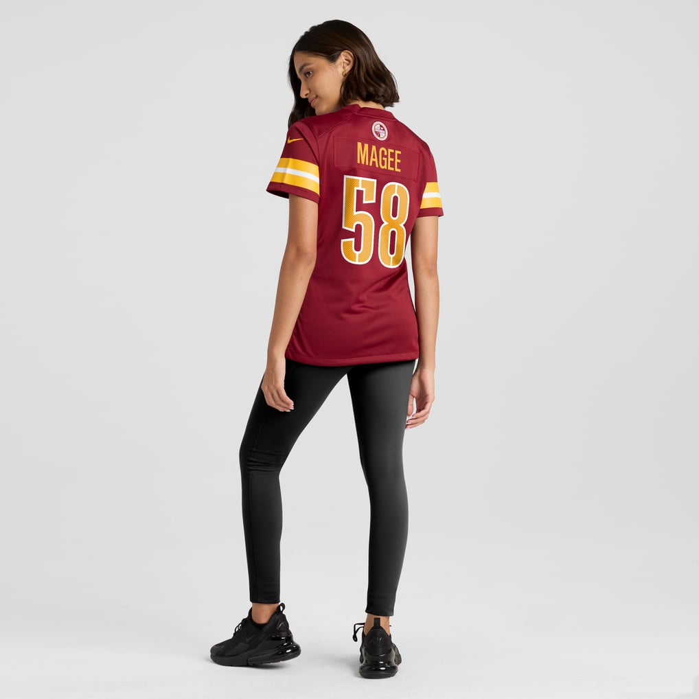 Women's Washington Commanders Jordan Magee Burgundy Team Game Jersey