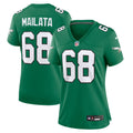 Women's Philadelphia Eagles Jordan Mailata Kelly Green Alternate Game Jersey