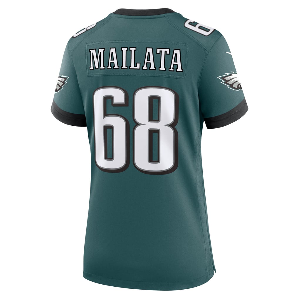 Women's Philadelphia Eagles Jordan Mailata Midnight Green Team Game Jersey