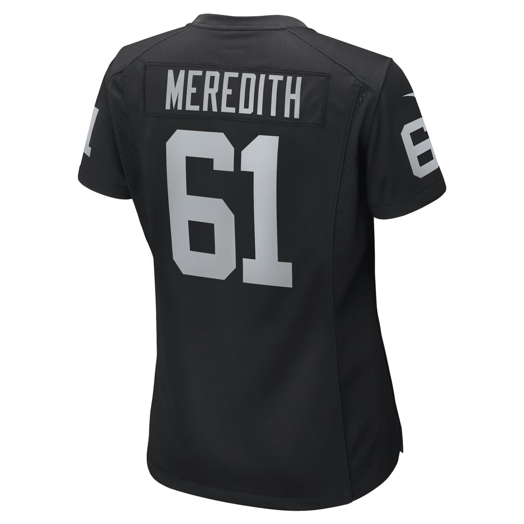 Women's Las Vegas Raiders Jordan Meredith Black Game Player Jersey