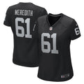 Women's Las Vegas Raiders Jordan Meredith Black Game Player Jersey
