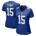 Women's New York Giants Jordan Stout Royal Team Game Jersey