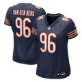 Women's Chicago Bears Jordan van den Berg Navy Team Game Jersey