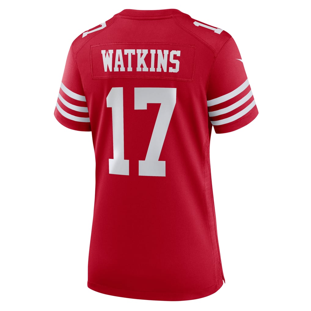 Women's San Francisco 49ers Jordan Watkins Scarlet Team Game Jersey