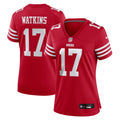 Women's San Francisco 49ers Jordan Watkins Scarlet Team Game Jersey