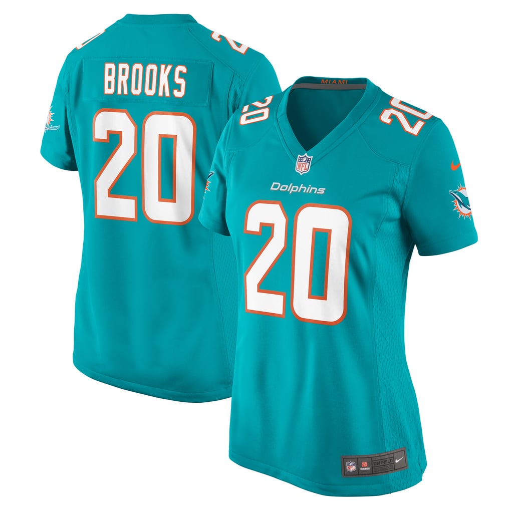Women's Miami Dolphins Jordyn Brooks Aqua Game Jersey