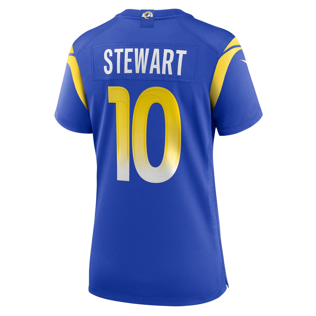 Women's Los Angeles Rams Josaiah Stewart Royal Team Game Jersey