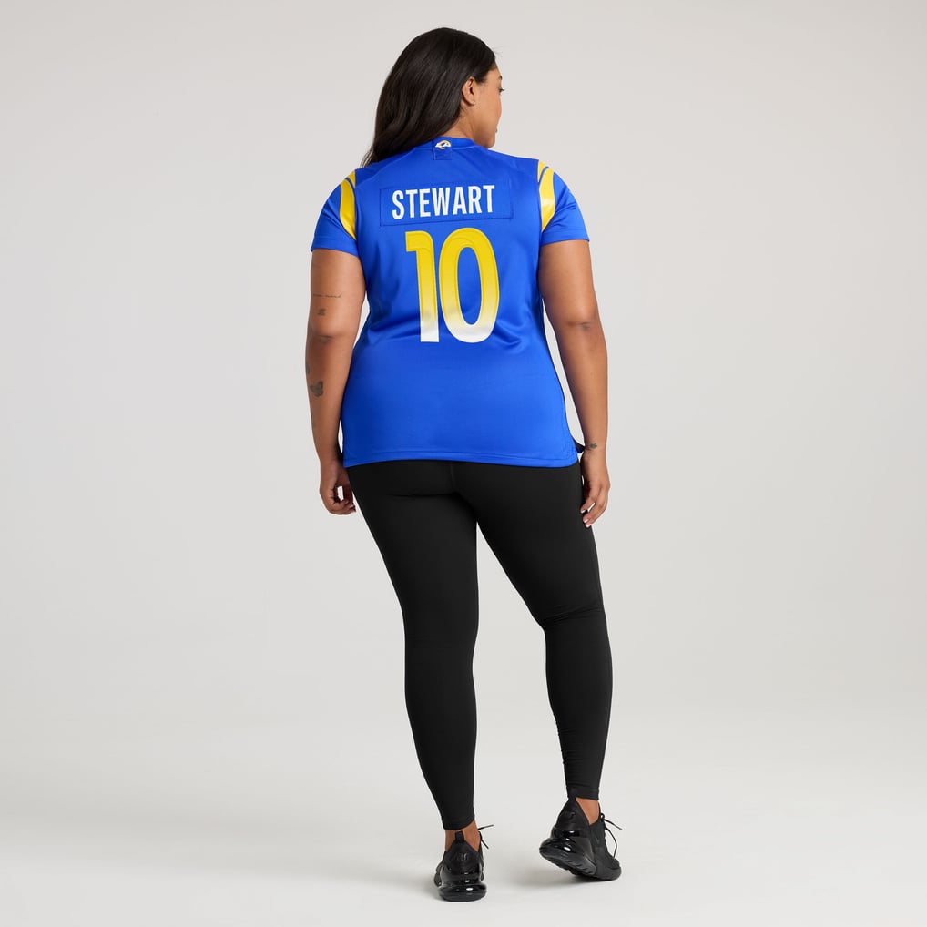 Women's Los Angeles Rams Josaiah Stewart Royal Team Game Jersey