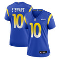 Women's Los Angeles Rams Josaiah Stewart Royal Team Game Jersey
