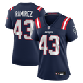 Women's New England Patriots Jose Ramirez Navy Team Game Jersey