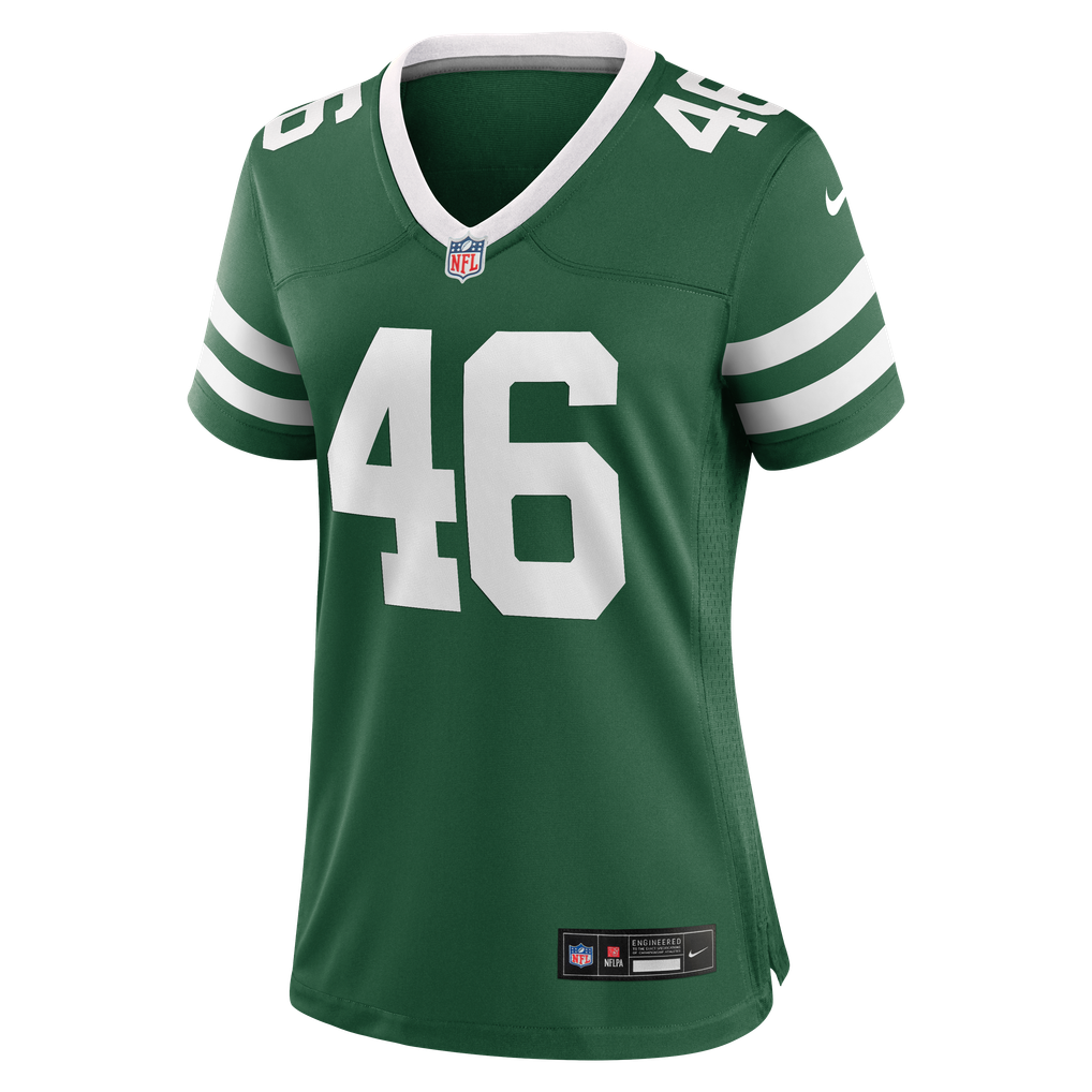 Women's New York Jets Joseph Ossai Legacy Green Team Game Jersey