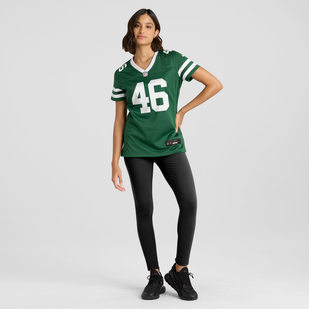 Women's New York Jets Joseph Ossai Legacy Green Team Game Jersey