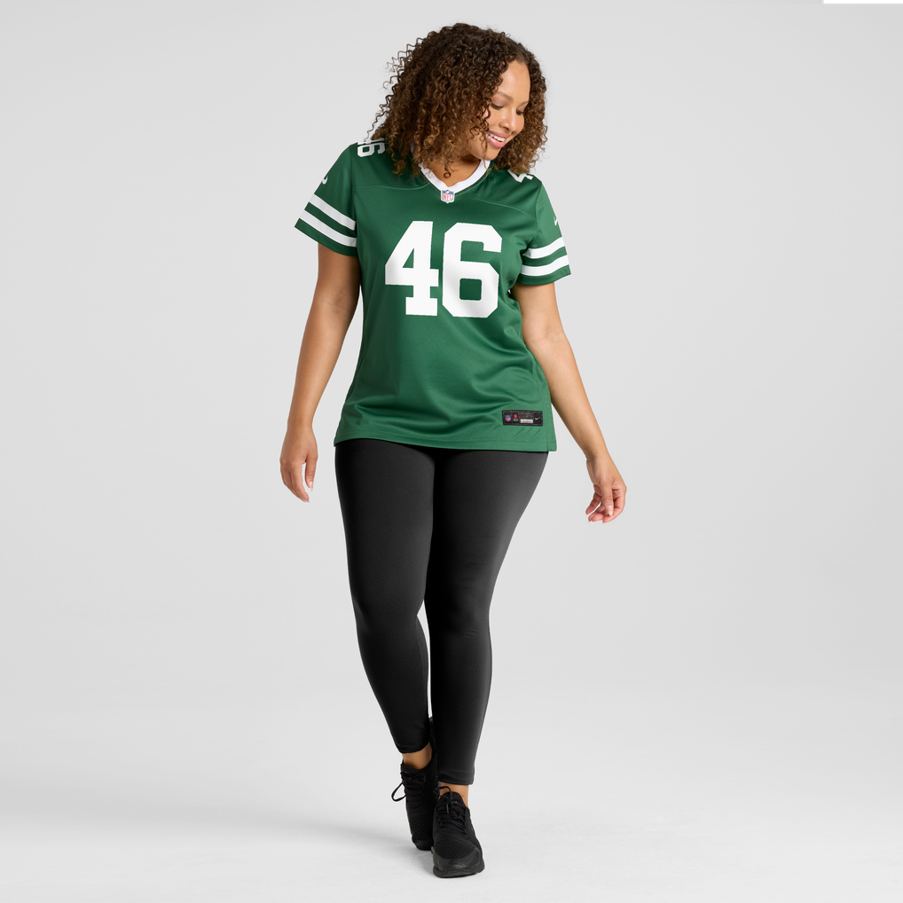 Women's New York Jets Joseph Ossai Legacy Green Team Game Jersey