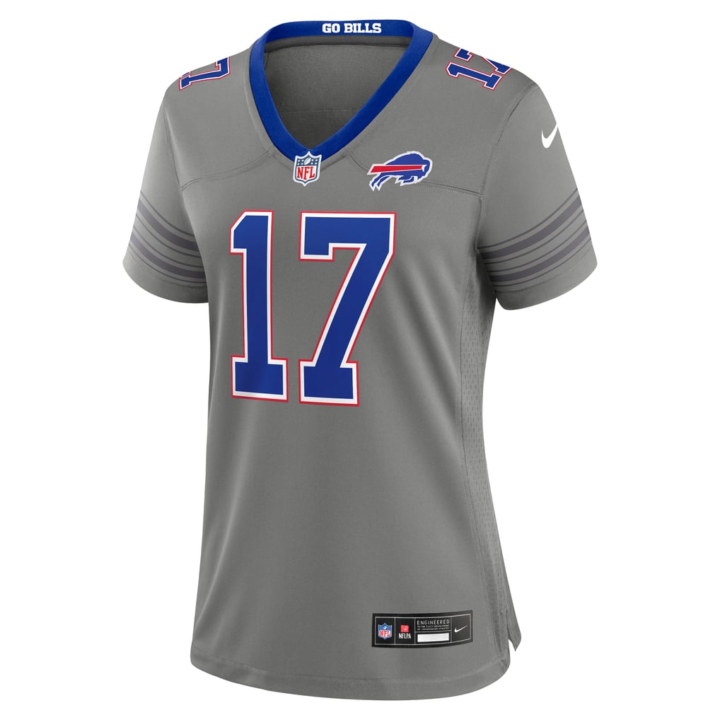 Women's Buffalo Bills Josh Allen Gray Nickel City Game Jersey