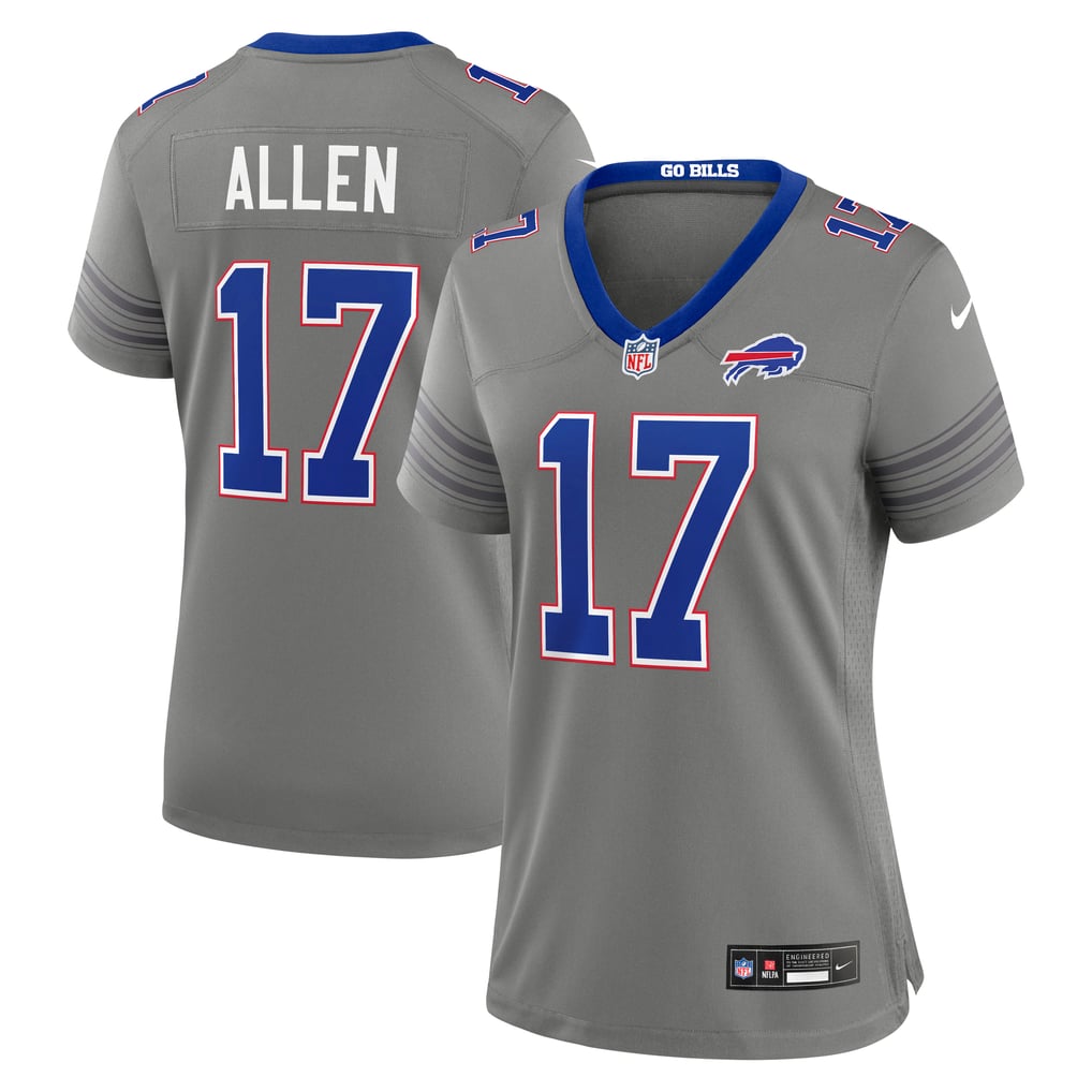 Women's Buffalo Bills Josh Allen Gray Nickel City Game Jersey