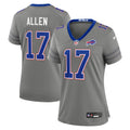 Women's Buffalo Bills Josh Allen Gray Nickel City Game Jersey