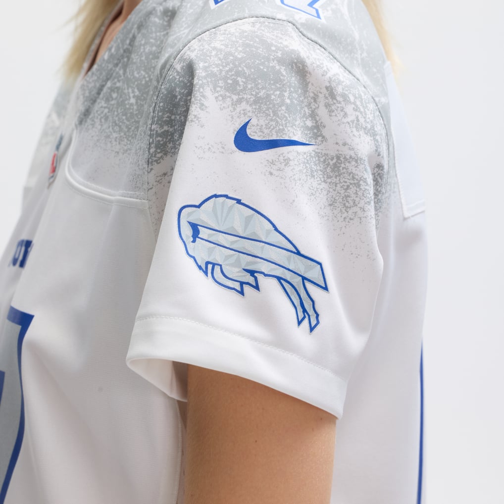 Women's Buffalo Bills Josh Allen White Rivalries Collection Game Jersey
