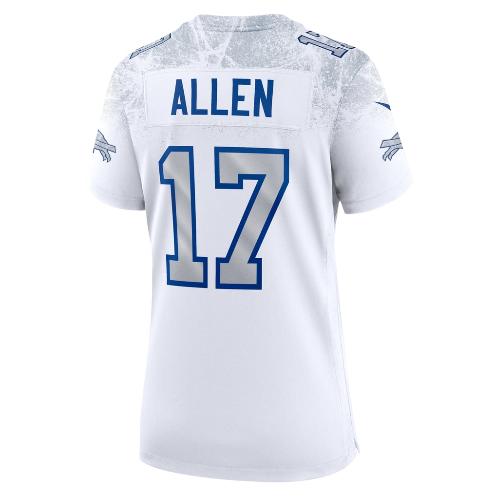 Women's Buffalo Bills Josh Allen White Rivalries Collection Game Jersey